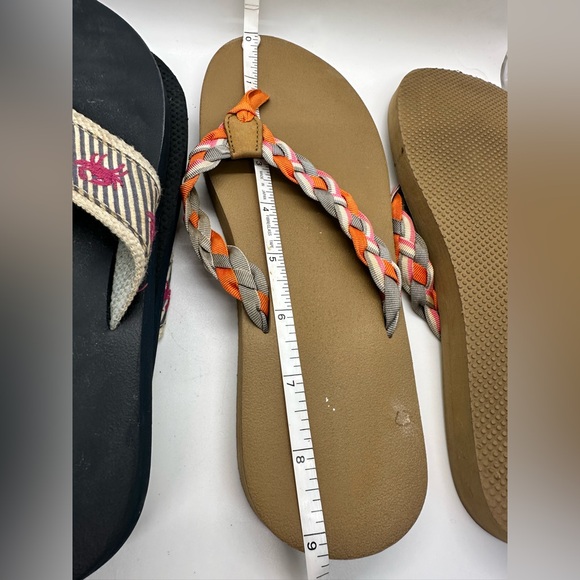 2 pair J.‎ Crew flip flops size 6 women’s - Picture 6 of 7